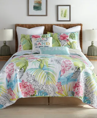 Levtex Kalani Tropical Motif Reversible 2-Pc. Quilt Set, Twin/Twin Xl