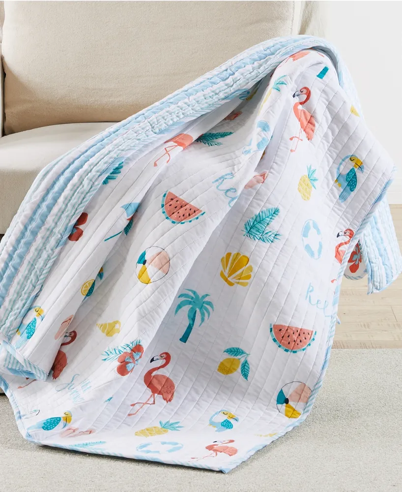 Levtex Summertime Reversible Quilted Throw, 50" x 60"