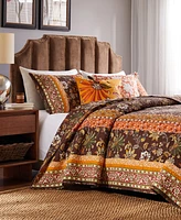 Greenland Home Fashions Audrey Floral Print Piece Quilt Set