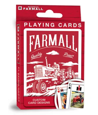 Masterpieces Case Ih - Farmall Playing Cards - 54 Card Deck
