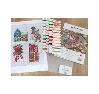 LetiStitch Counted Cross Stitch Kit Christmas Toys Kit 2 L8002