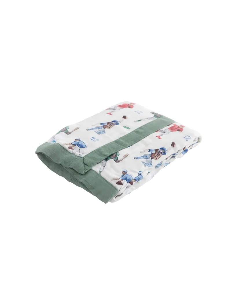 Little Unicorn Baby Deluxe Muslin Receiving Quilt