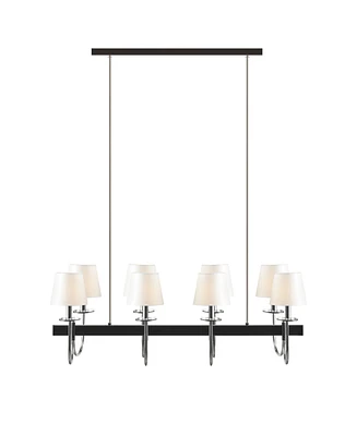 Hampton Hill Fairmount Drum Shades 8-Light Traditional Chandelier