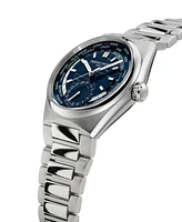 Frederique Constant Men's Swiss Automatic Highlife Worldtimer Manufacture Stainless Steel Bracelet Watch 41mm