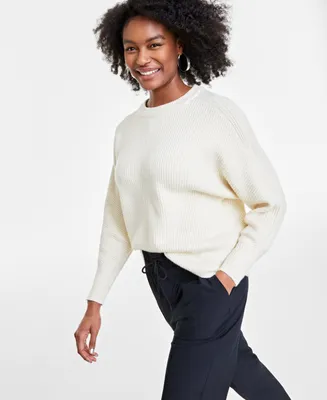 On 34th Women's Dolman-Sleeve Crewneck Sweater, Created for Macy's