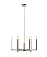 Ink+Ivy Renzetti 6-Light Contemporary Candelabra Styled Chandelier