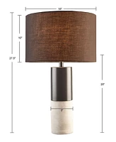 Ink + Ivy Fulton Concrete Table Lamp