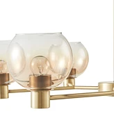 Ink+Ivy Blaire 6-Light Ombre Globe Chandelier - Antique