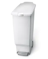 simplehuman 40 Litre Plastic Slim Step Can