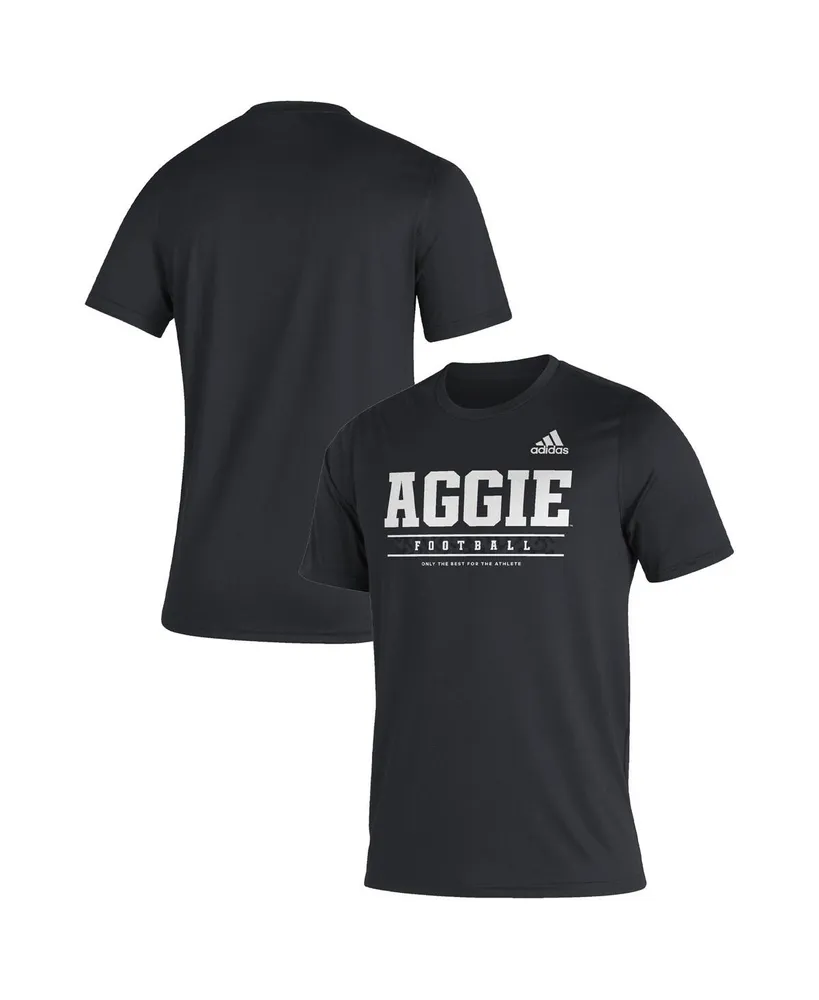 Men's adidas Black Texas A&M Aggies Sideline Football Locker Practice Creator Aeroready T-shirt