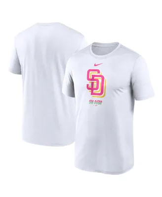 Men's Nike White San Diego Padres City Connect Logo T-shirt