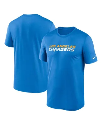 Men's Nike Powder Blue Los Angeles Chargers Legend Wordmark Performance T-shirt