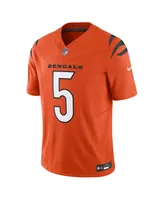 Men's Nike Tee Higgins Orange Cincinnati Bengals Vapor F.u.s.e. Limited Alternate 1 Jersey