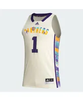 Men's adidas #1 Khaki Prairie View A&M Panthers Honoring Black Excellence Basketball Jersey