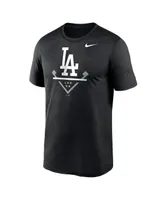 Men's Nike Black Los Angeles Dodgers Icon Legend Performance T-shirt