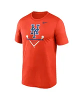 Men's Nike Orange New York Mets Big and Tall Icon Legend Performance T-shirt