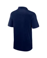 Men's Fanatics Heather Navy Cal Bears Classic Homefield Polo Shirt