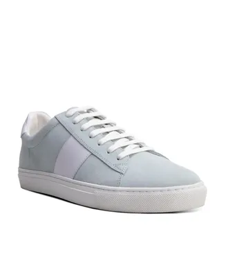 Men's Jay Stripe Casual Mixed Leather Low Top Fashion Sneaker