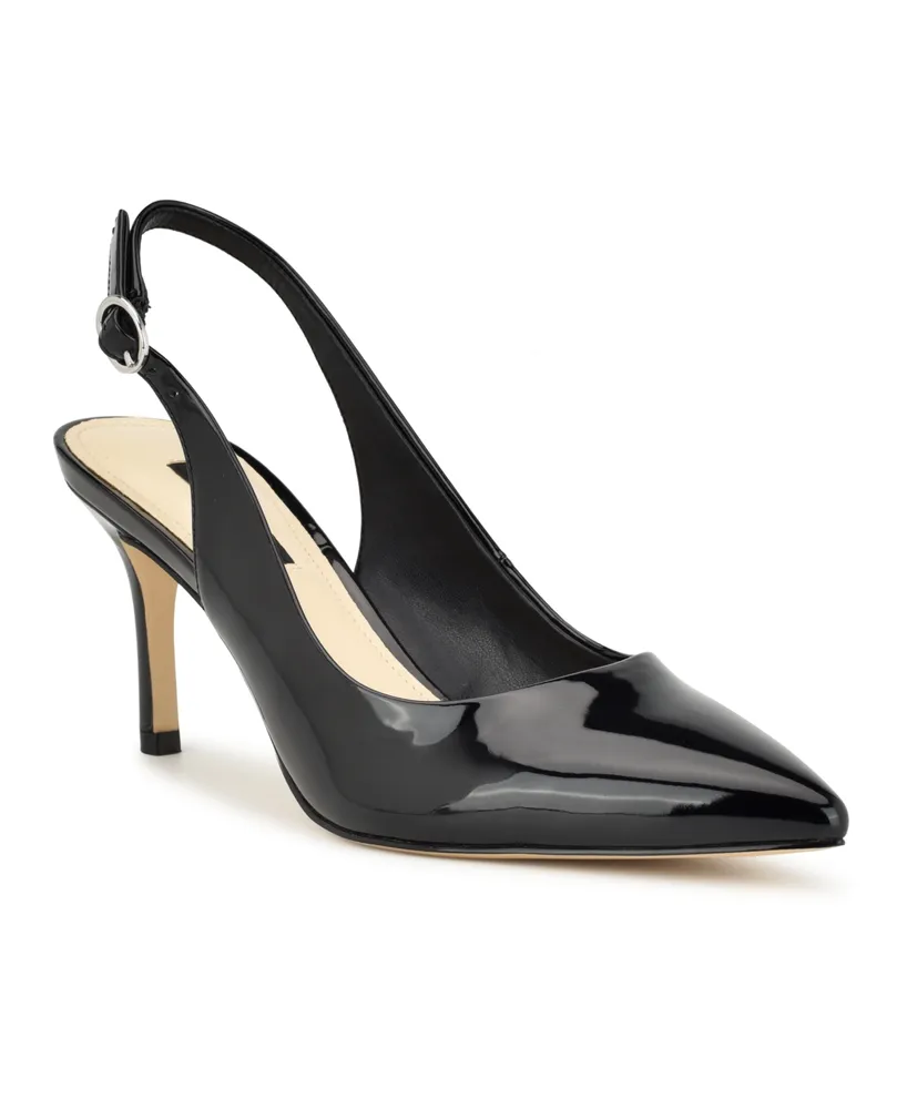 Nine West Women's Menora Adjustable Slingback Pointy Toe Pumps