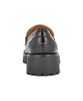 Nine West Women's Allmy Round Toe Lug Sole Casual Loafers
