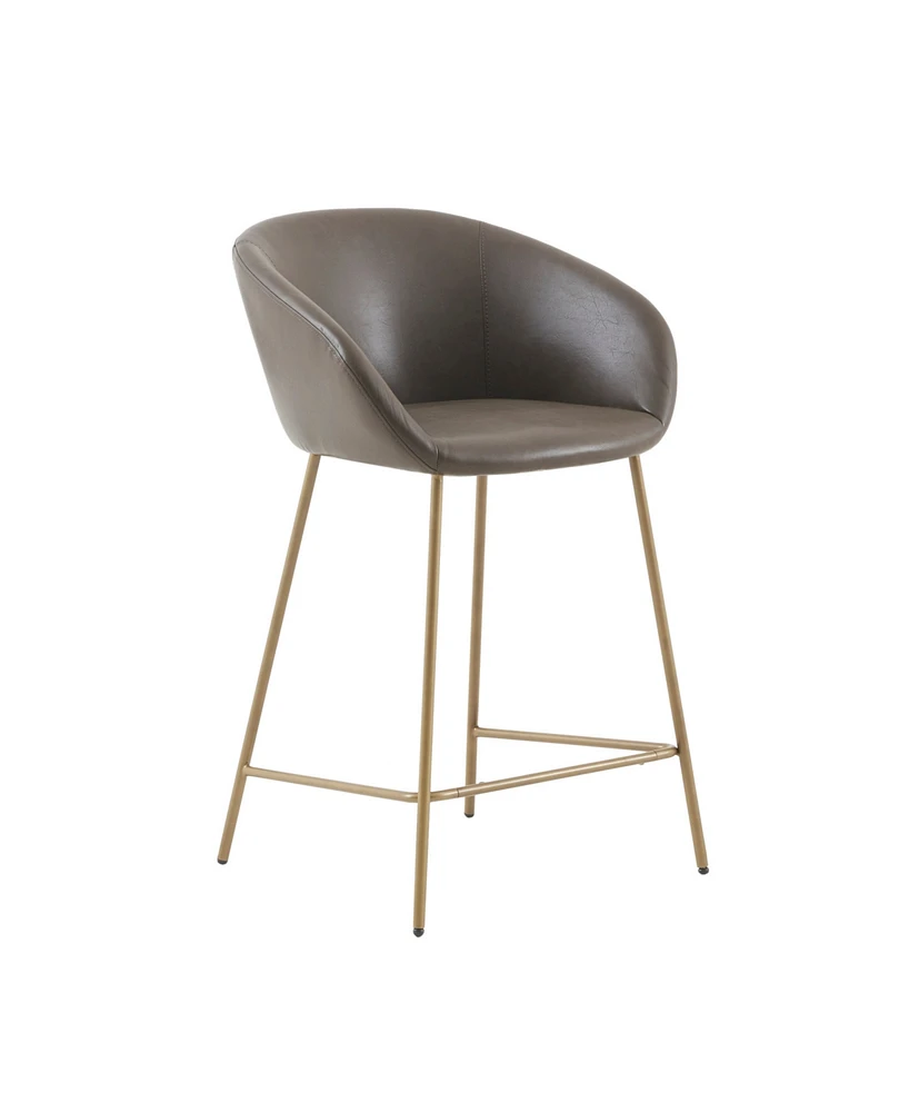 Madison Park Isadora 25.75" Metal Base Counter Stool