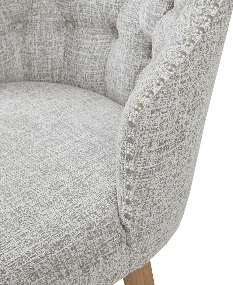Madison Park Onyx 26" Upholstered 360 Degree Swivel Counter Stool