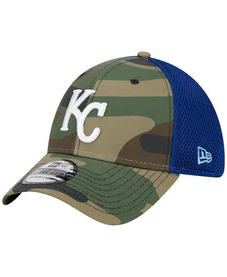 Men's New Era Camo Kansas City Royals Team Neo 39THIRTY Flex Hat