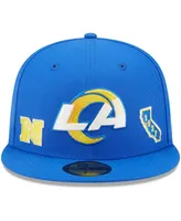 Men's New Era Royal Los Angeles Rams Identity 59FIFTY Fitted Hat