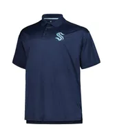 Men's Deep Sea Blue Seattle Kraken Big and Tall Team Color Polo Shirt