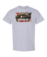 Men's Richard Childress Racing Team Collection Heather Gray Kyle Busch 3CHI Car T-shirt