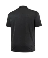 Men's Nike Heathered Black Duke Blue Devils Big and Tall Performance Polo Shirt