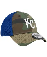 Men's New Era Camo Kansas City Royals Team Neo 39THIRTY Flex Hat