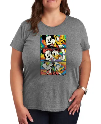 Air Waves Trendy Plus Mickey and Friends Graphic T-shirt