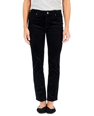 Style & Co Petite Straight-Leg Corduroy Jeans, Created for Macy's