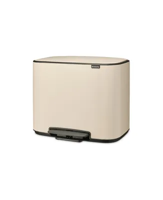 Bo Step on Multi Compartment Trash Can, 3 x Gallon, 11 Liter