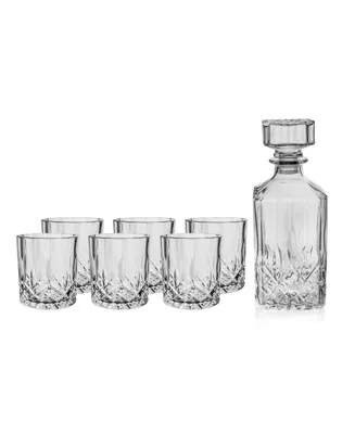 Fifth Avenue Manufacturers Loretto 7 Piece Whiskey Set