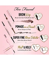 Too Faced Brow Wig Brush On Extensions Fluffy Gel