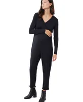 Women's Maternity Everywear Long Sleeve Jumpsuit