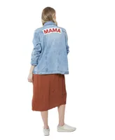 Women's Maternity Mama Denim Jacket