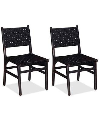 Closeout! Emmilyn Dining 2 Pc. Chair Set