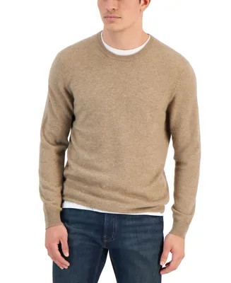 Club Room Cashmere Crew-Neck Sweater, Created for Macy's