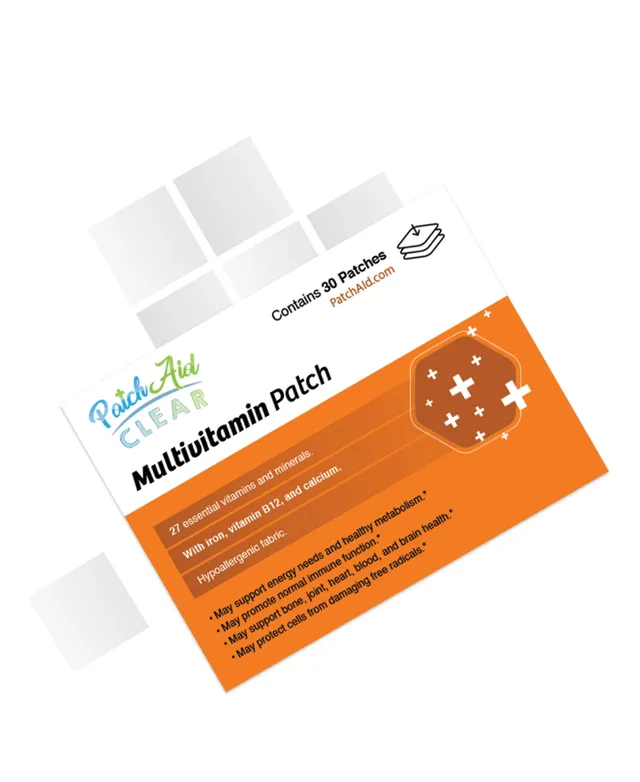 Metabolism and Energy Support Vitamin Patch Pack by PatchAid by