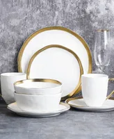 Stone Lain Florian 16 Pieces Dinnerware Set, Service For 4