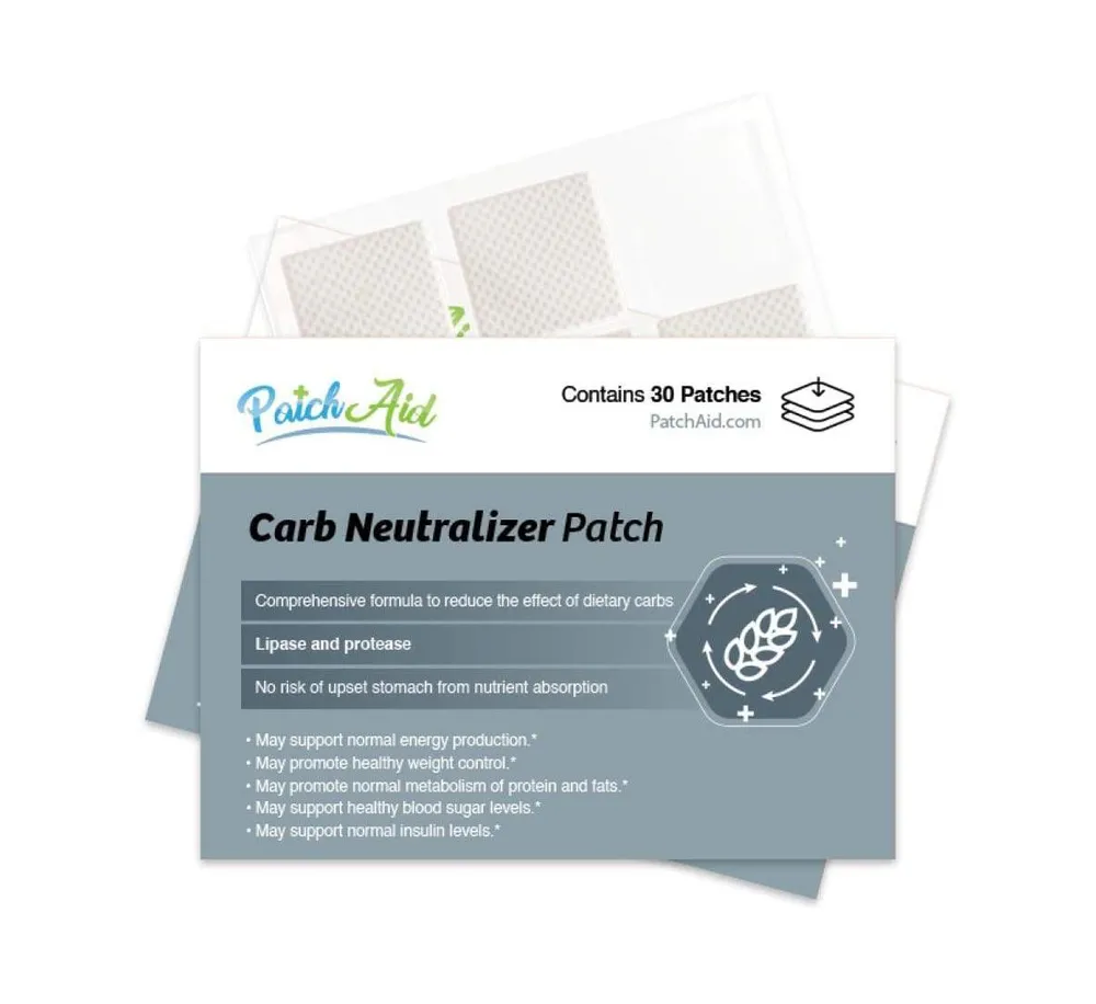 Patchaid Carb Neutralizer Patch by PatchAid (30-Day Supply)