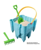 Dollar Deal Sand Castle Building Kit, Beach Toys, Beach Bucket, Set of 4 Sand Castle Molds for Kids, Sand Toys for Kids Aged 1-9