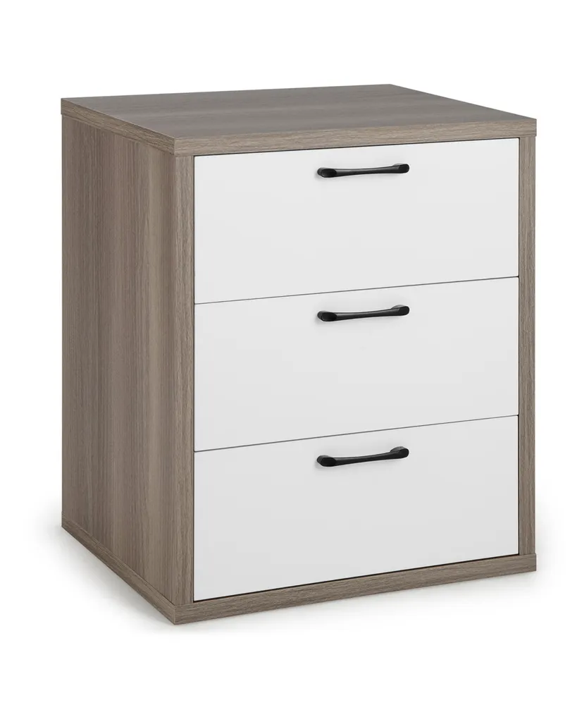 Costway 3 Drawer Dresser Chest of Drawer Storage Cabinet