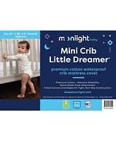 Moonlight Slumber Little Dreamer Cotton Mini Crib Cover