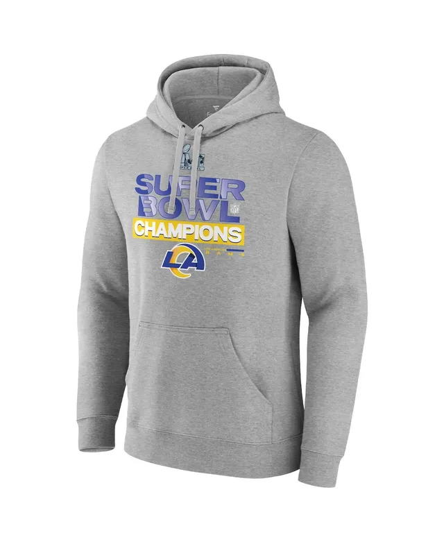 Fanatics Branded Royal Los Angeles Rams Super Bowl LVI Champions Big & Tall Simple Arch Pullover Hoo