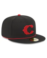 Men's New Era Black Cincinnati Reds 2023 City Connect 59FIFTY Fitted Hat