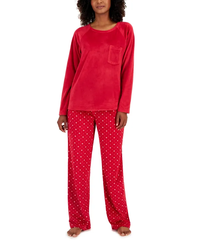 Charter Club Women's Printed Fleece Pajama Pants, Created for Macy's -  Macy's